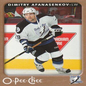 Dimitry Afanasenkov - 2006/2007 O Pee Chee Hockey Card